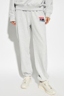 Sporty & Rich GREY Sweatpants with logo