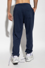 Sporty & Rich NAVY BLUE Sweatpants with logo