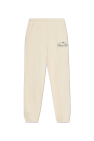 Sporty & Rich cream Sweatpants from the Wall Street collection