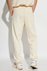 Sporty & Rich cream Sweatpants from the Wall Street collection