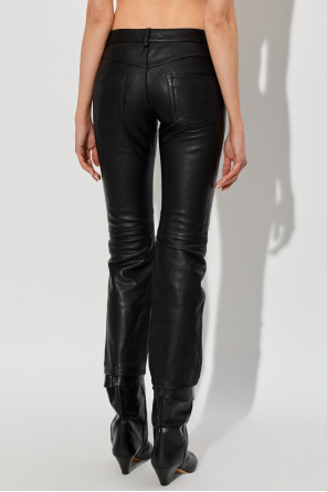 Isabel Marant Pantalones de cuero ‘Vanel’