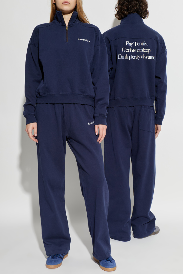 Sporty & Rich Jogginghose mit gerade geschnittenen Beinen