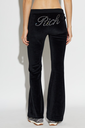 Sporty & Rich Velour trousers from the ‘Rich Bitch Drop’ collection