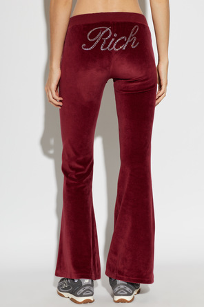 Sporty & Rich Velvet trousers from the ‘Rich Bitch Drop’ collection