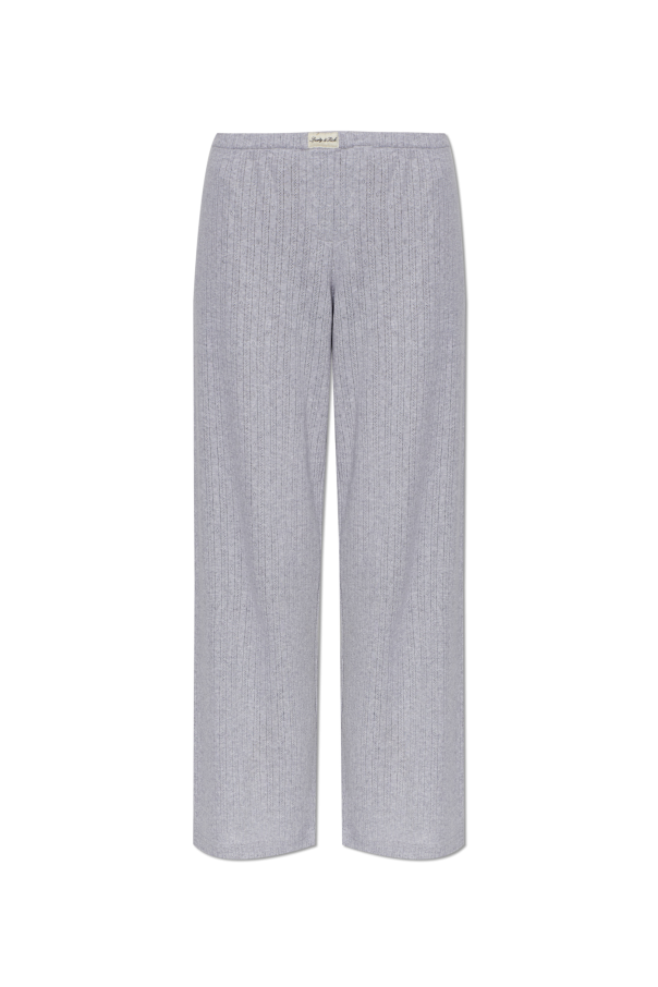 Loose-fit cotton trousers od Sporty & Rich