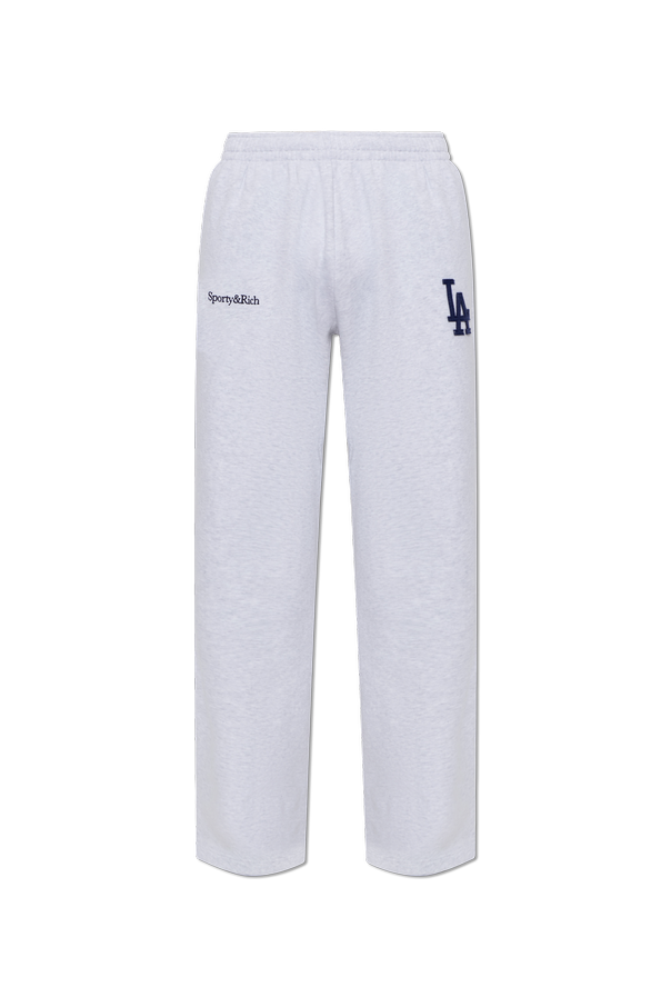 Sweatpants from the ‘S&R X LA Dodgers’ collection od Sporty & Rich