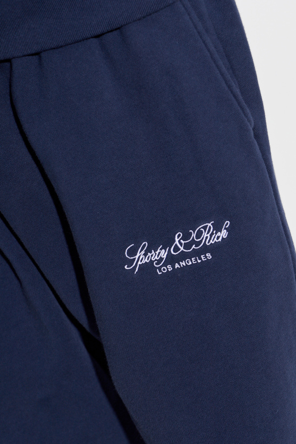 Sporty & Rich Sweatpants with straight-leg cut