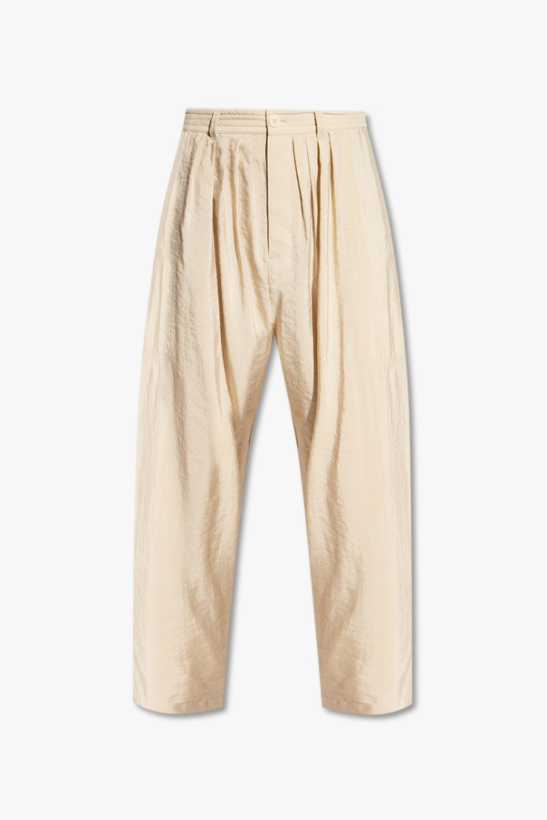 Lemaire trousers Asymmetric with pleats