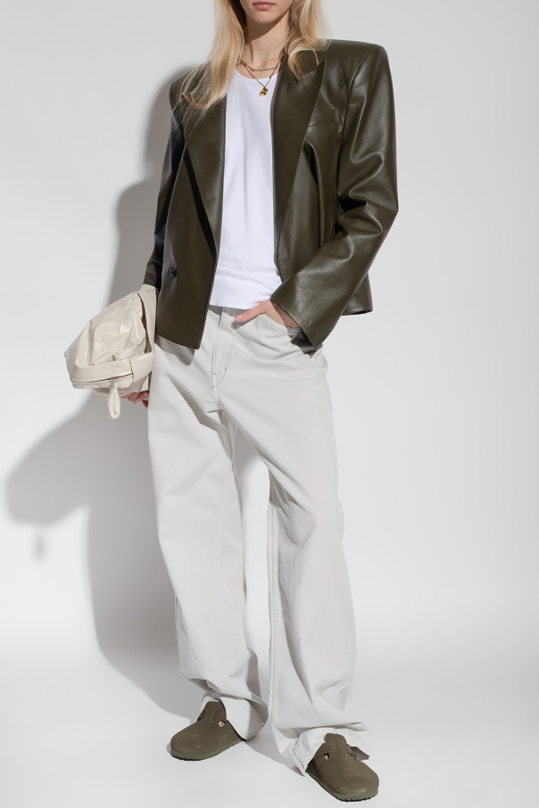 Lemaire Weekday Frame Blå cocoon-jeans i avslappnad modell