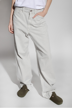 Lemaire Weekday Frame Blå cocoon-jeans i avslappnad modell