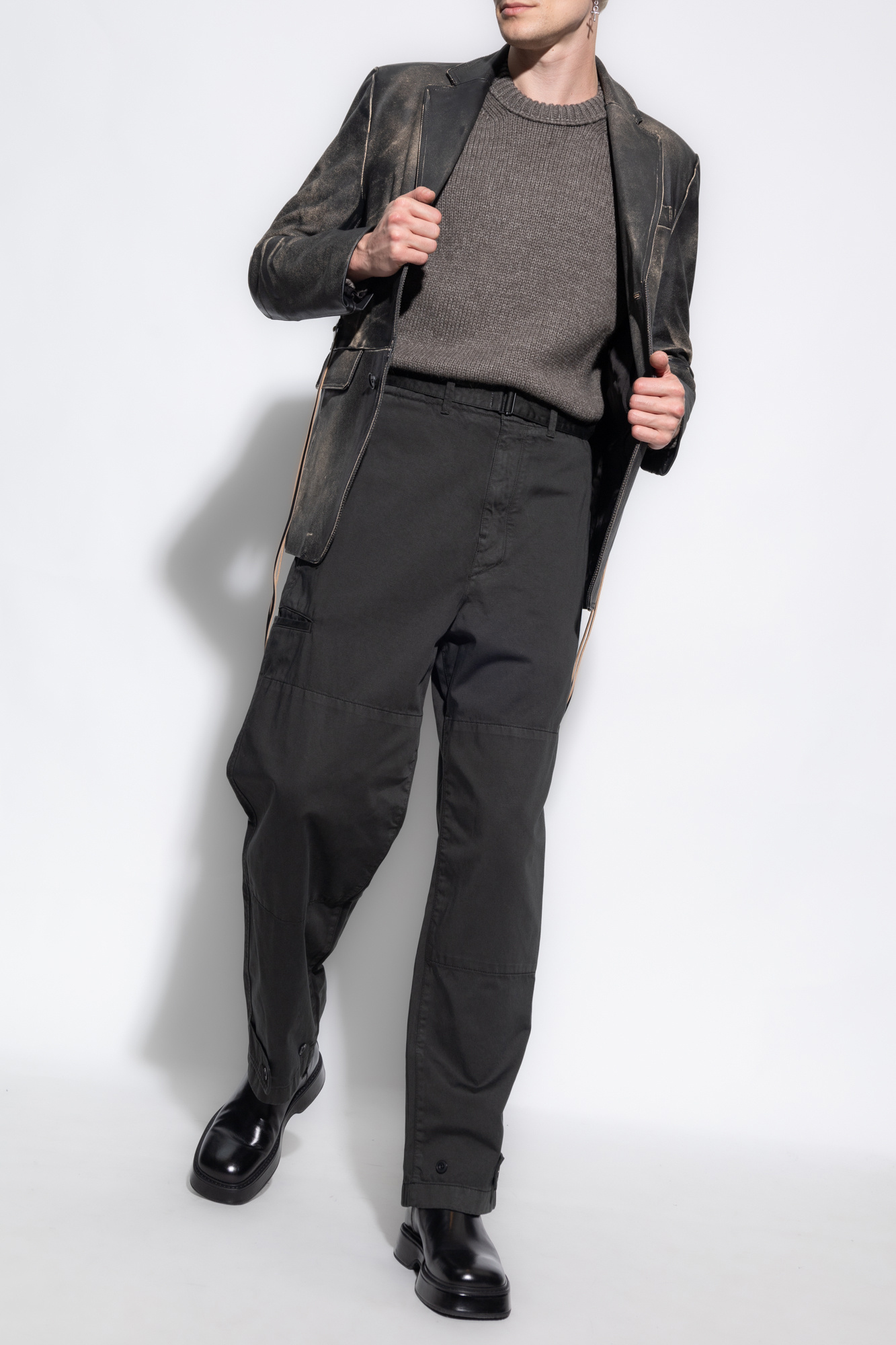 Lemaire Cotton cargo trousers