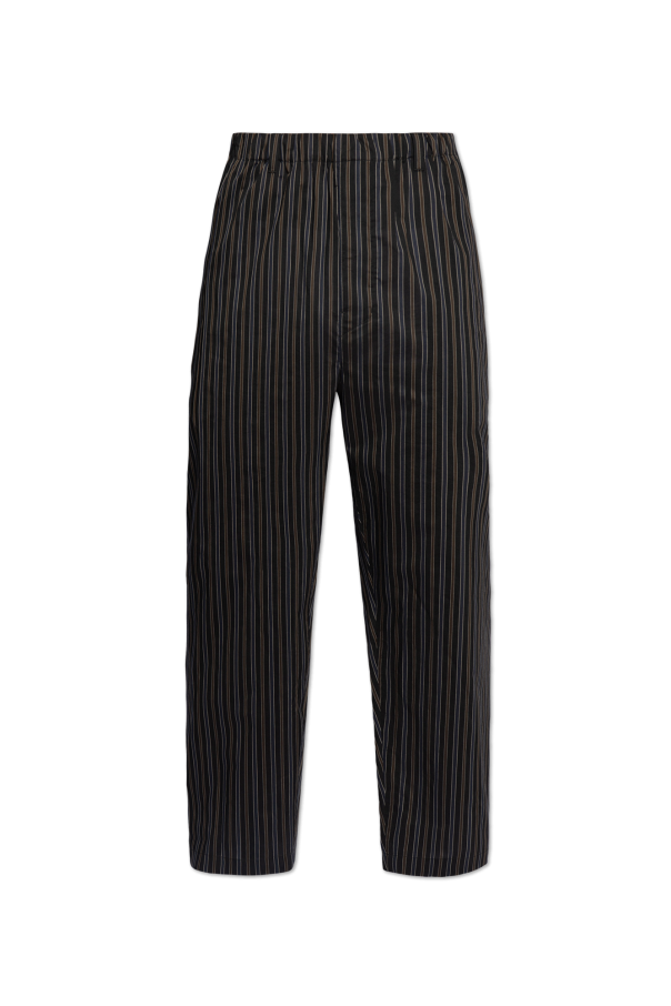 Lemaire Spodnie z wzorem w paski