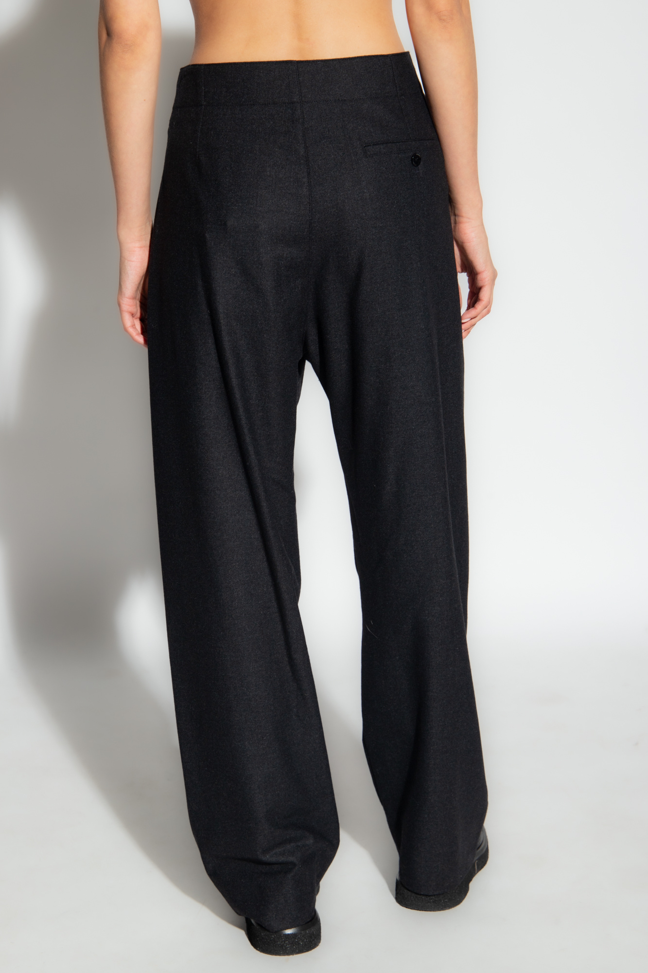 Lemaire trousers Tailored with belt