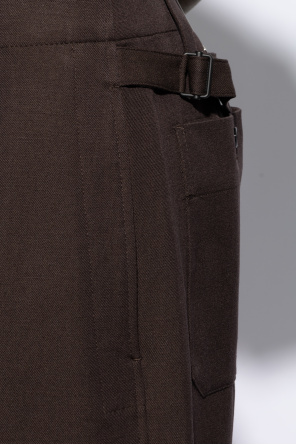 Lemaire Spodnie z szerokimi nogawkami