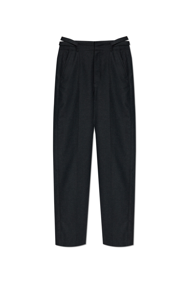 Lemaire Trousers with cashmere finish