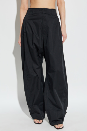 Lemaire Spodnie o luźnym kroju
