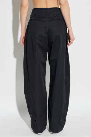 Lemaire Spodnie o luźnym kroju