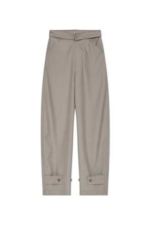 Trousers with belt
