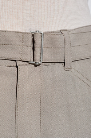 Lemaire Pantalones con cinturón