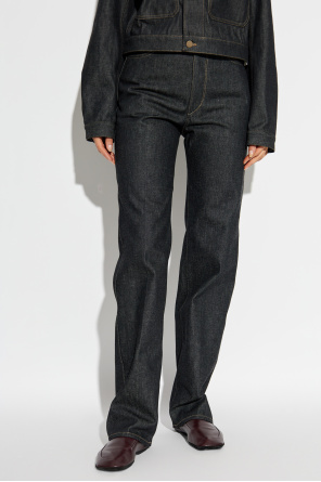 Lemaire Jeansy z nogawkami o prostym kroju