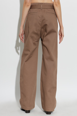 Lemaire Pantalones con cinturón