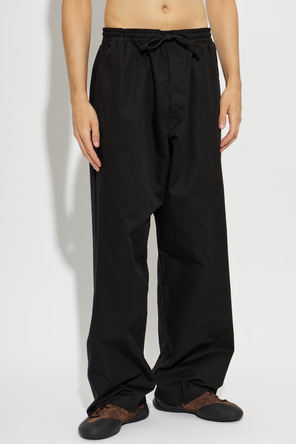 Lemaire Weite Baumwollhose