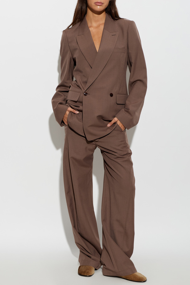 Lemaire Trousers with stitching on the legs