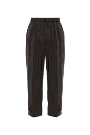 Seidenhose mit Gürtel