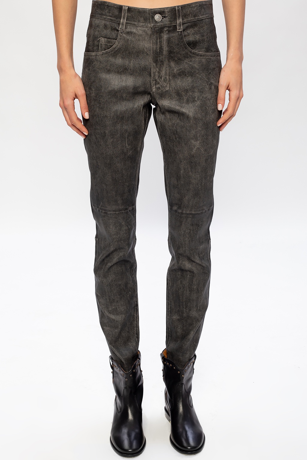 Marant Etoile trousers jeans with worn effect