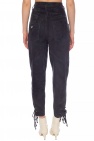 Isabel Marant NAVY BLUE Leather trousers
