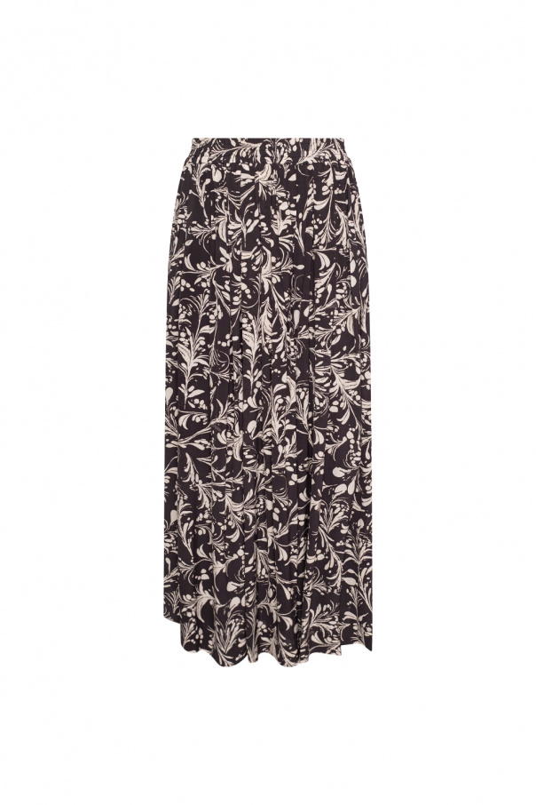 for H&M One shoulder dress Skirt trousers with floral-motif