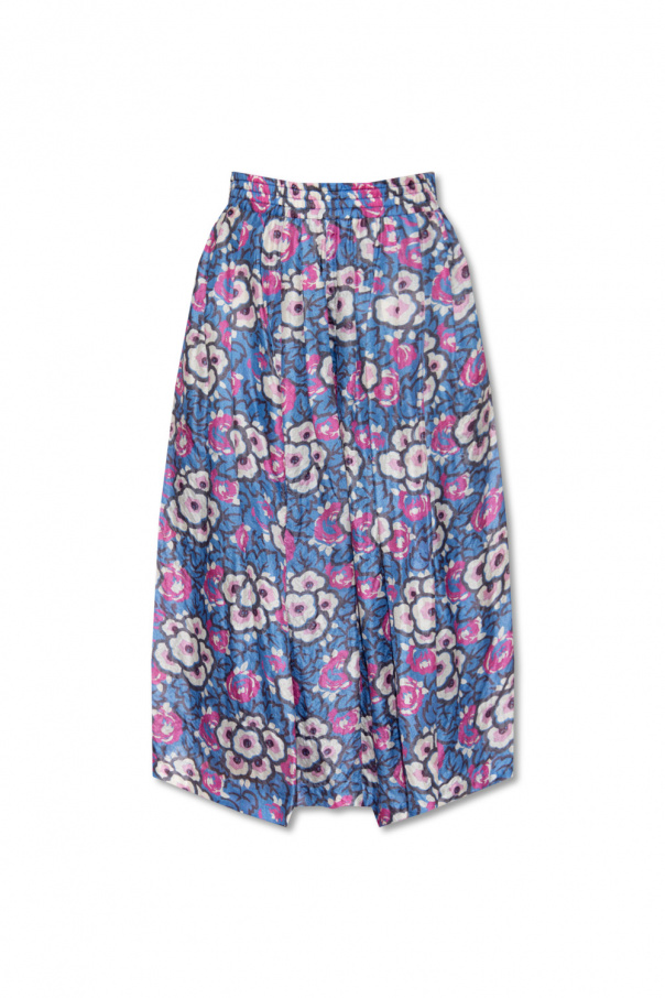 Isabel Marant Trousers with floral motif