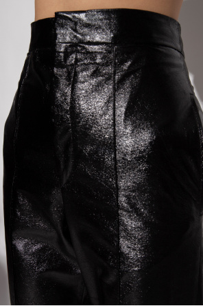 Black 'Hizilis' leather trousers Isabel Marant - GenesinlifeShops Chile -  camilla forbidden fruit dress item