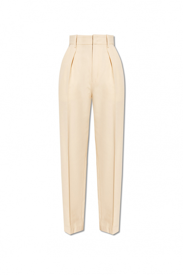 Culotte Cropped Pants ‘Miro’ pleat-front trousers