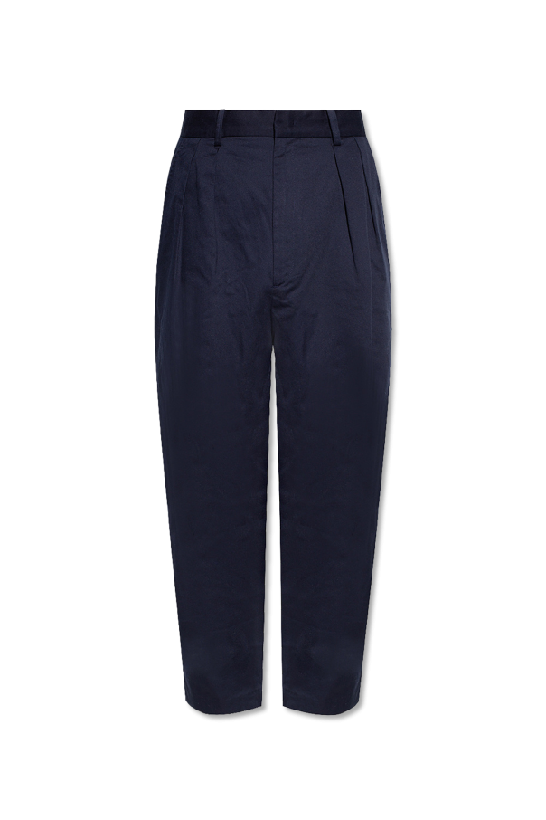 GenesinlifeShops VC - Navy blue 'Niouflow' trousers MARANT - paisley-print  high-waisted leggings