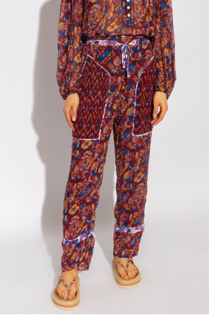 Isabel Marant Étoile ‘Ryama’ patterned trousers