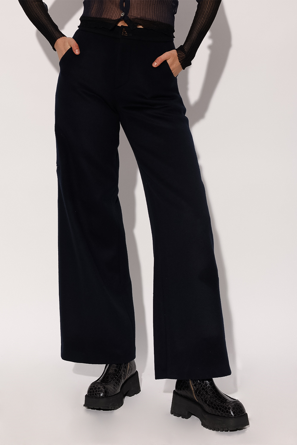 Aeron ‘Harbour’ wool trousers