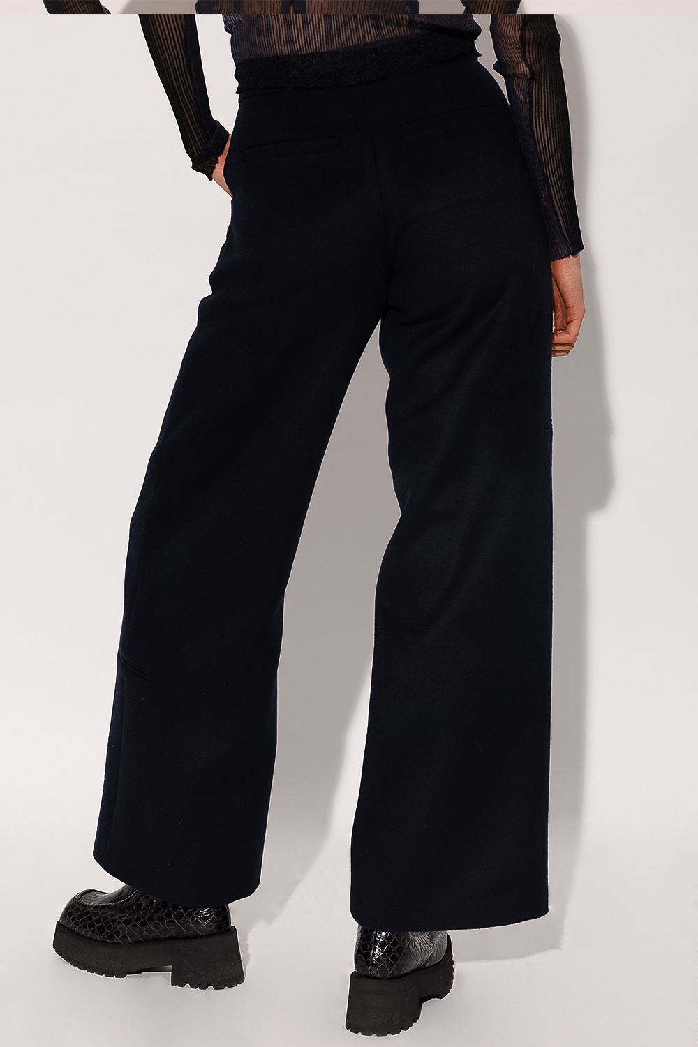 Aeron ‘Harbour’ wool trousers