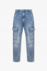 Isabel Marant mottled-effect straight-leg jeans