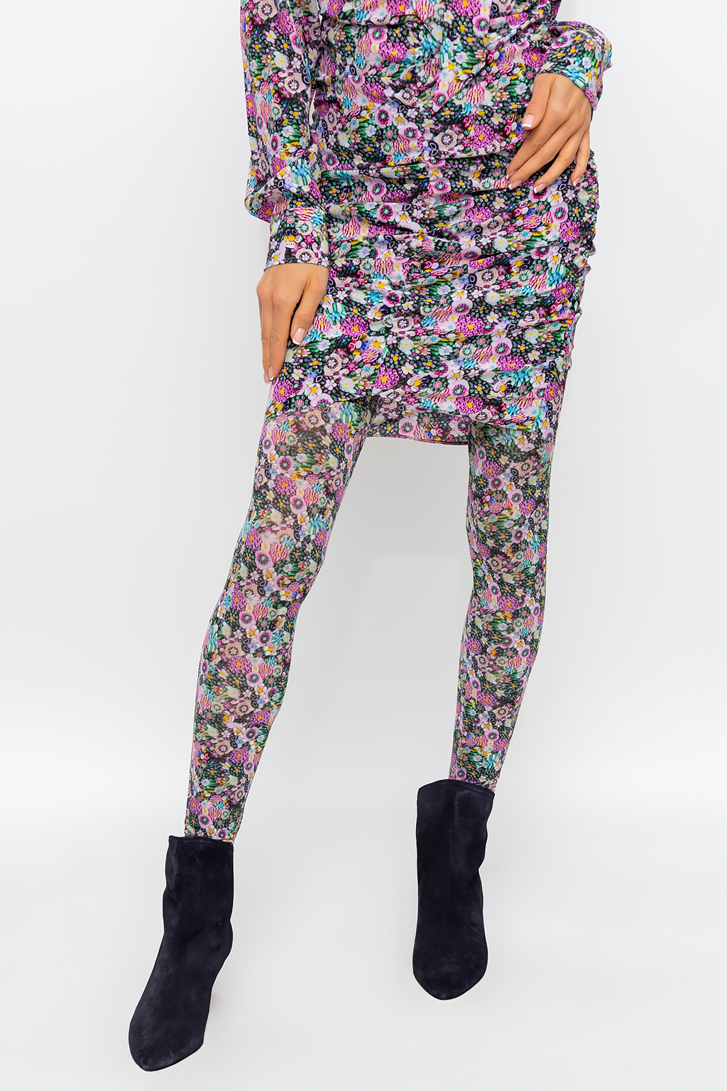 Isabel Marant ‘Joshua’ leggings with floral motif