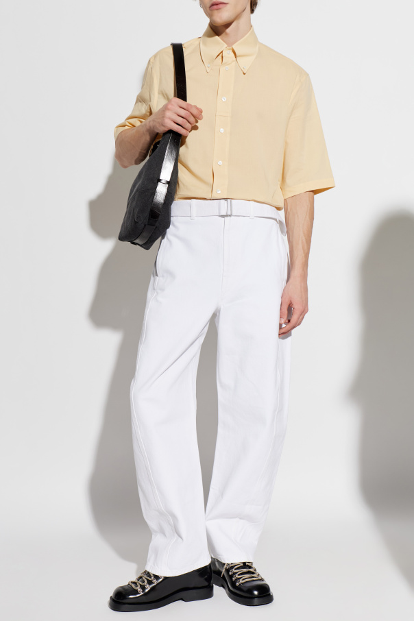 Lemaire Jeans mit Gürtel