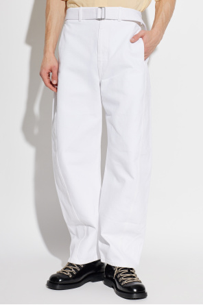 Lemaire Jeans mit Gürtel