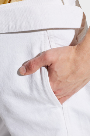 Lemaire Jeans mit Gürtel