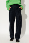 Lemaire NAVY BLUE High-waisted jeans