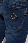 Philipp Plein NAVY BLUE Jeans with logo