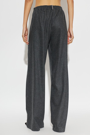 Fabiana Filippi Wool trousers with straight legs