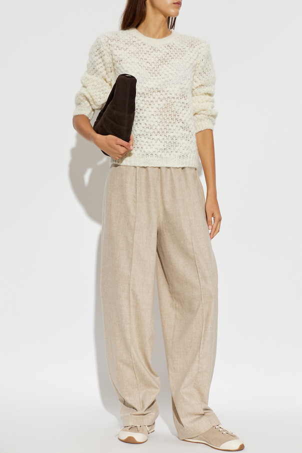 Fabiana Filippi Wool trousers with crease