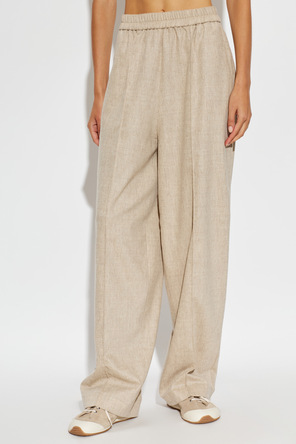 Fabiana Filippi Wool trousers with crease