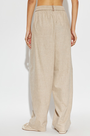 Fabiana Filippi Wool trousers with crease