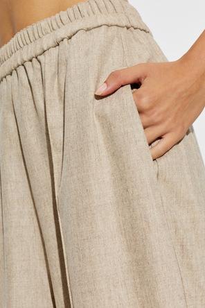 Fabiana Filippi Wool trousers with crease